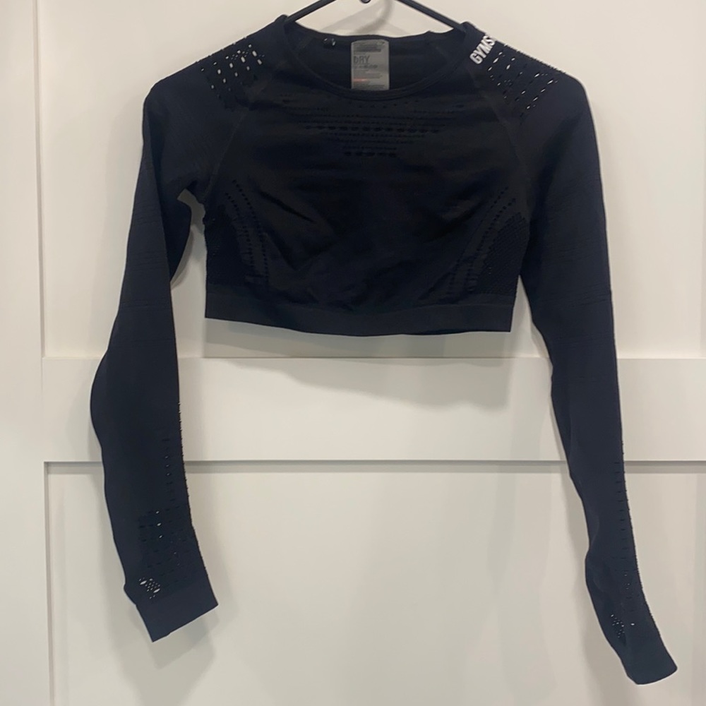 Gymshark long sleeve crop top